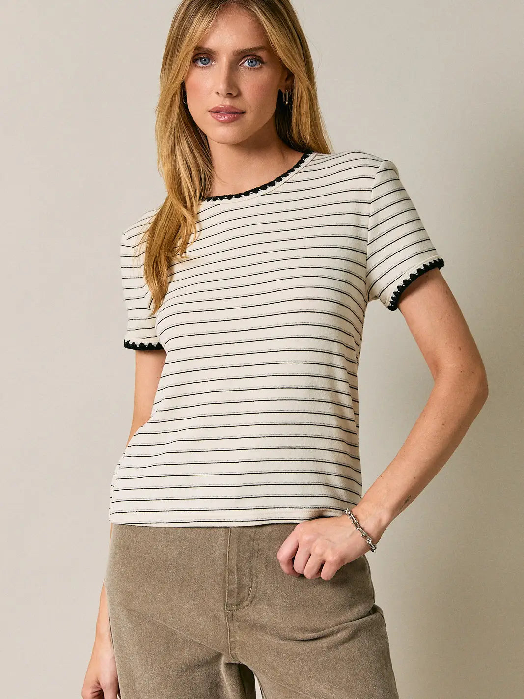 Jasmine Stitch Detail Top
