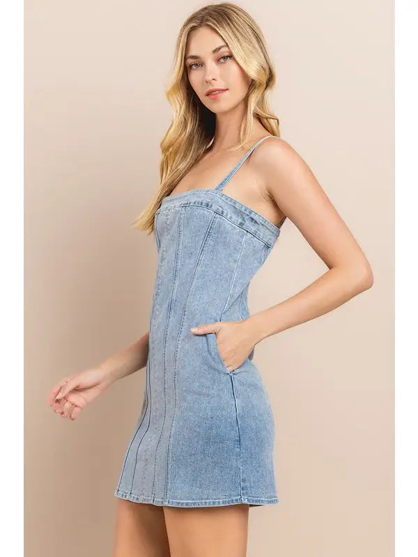 Gina Denim Dress - KC Outfitter