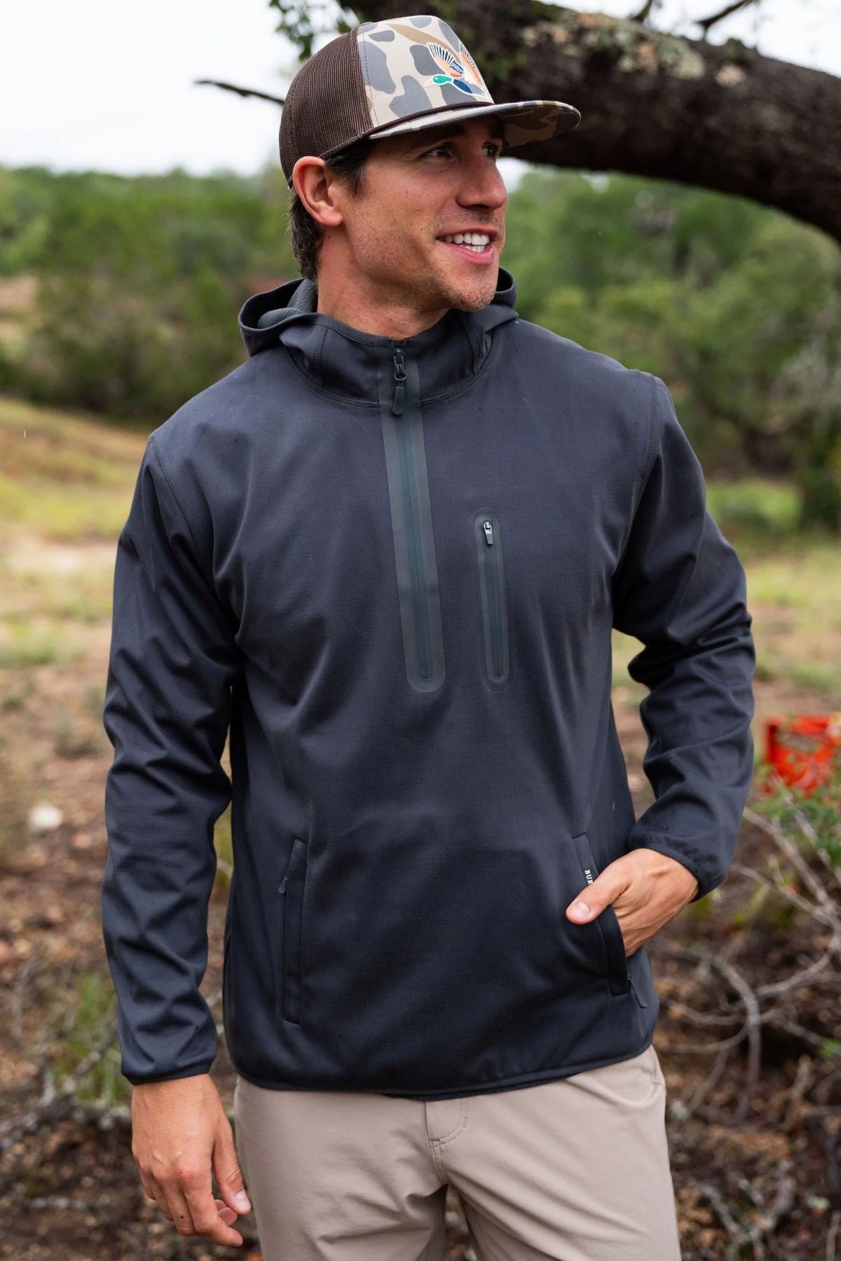 Burlebo - Duke Tech Fleece Gun Metal Grey - KC Outfitter