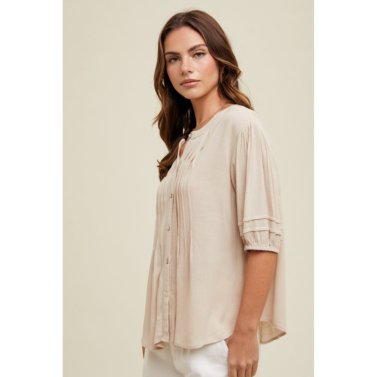 Chandler Champagne Blouse