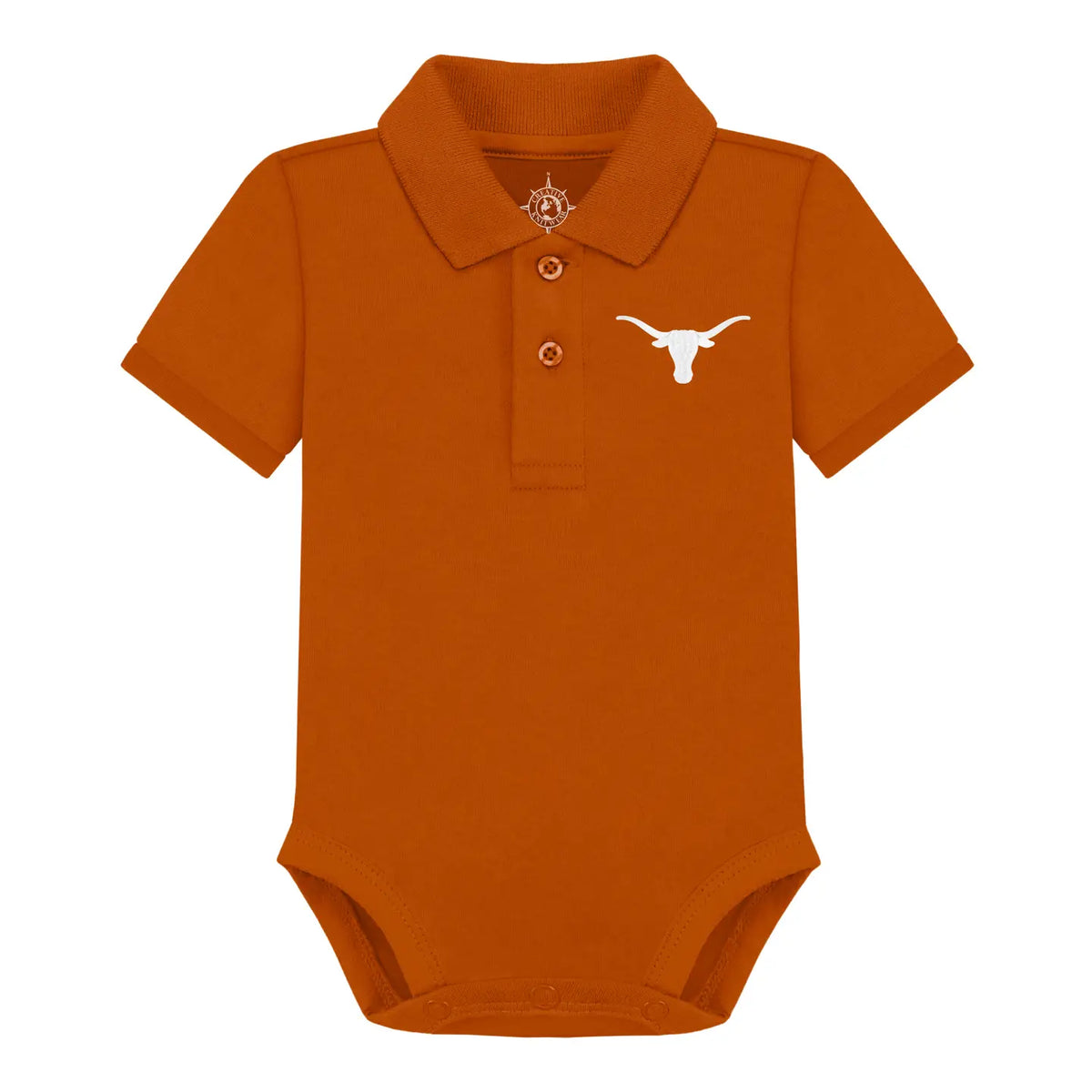Longhorn Snap Bottom Polo- baby