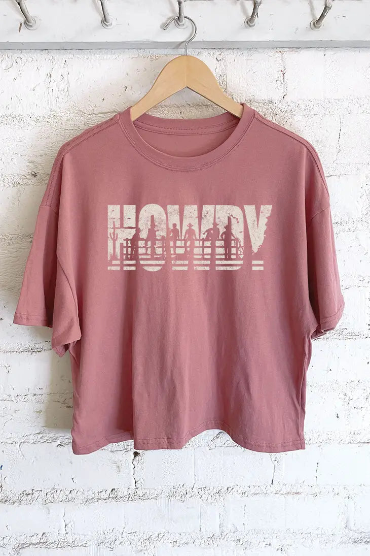 Howdy Long Crop T - KC Outfitter