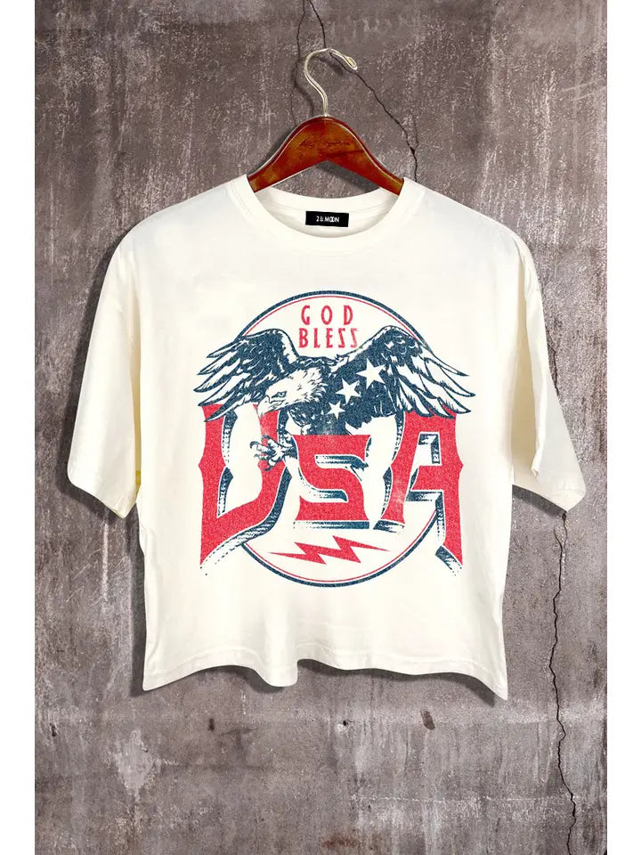God Bless USA Graphic Tee - KC Outfitter