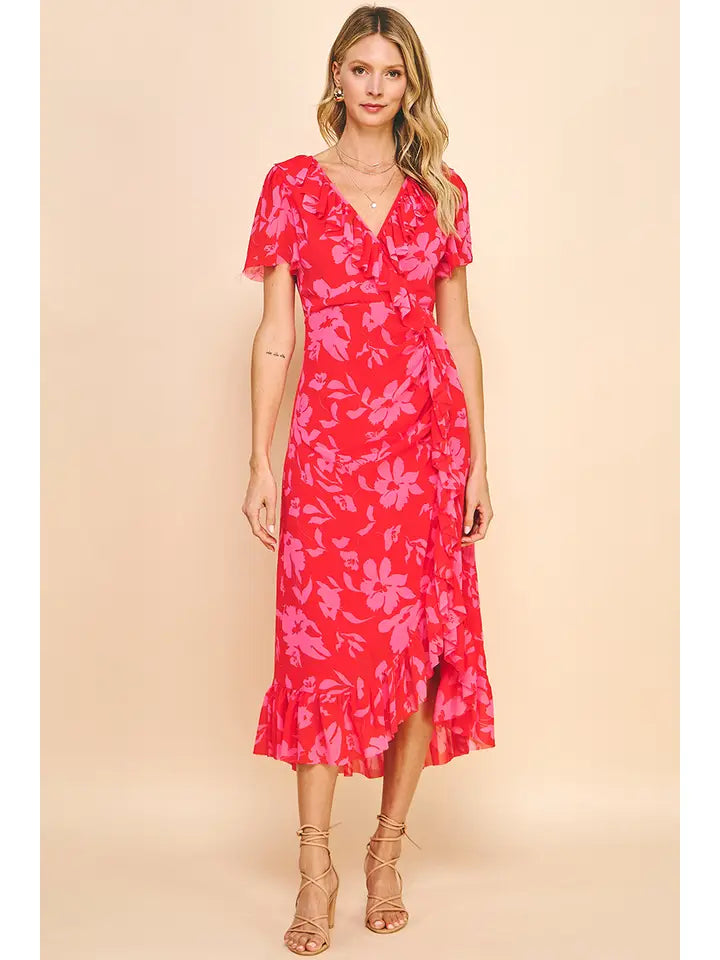 Ashley Floral Dress - KC Outfitter