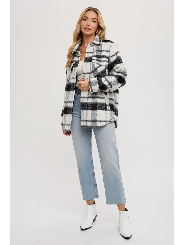 Olivia Flannel Shacket - KC Outfitter