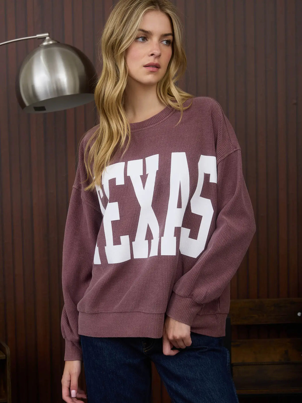 Texas Burgundy Sweatshirt