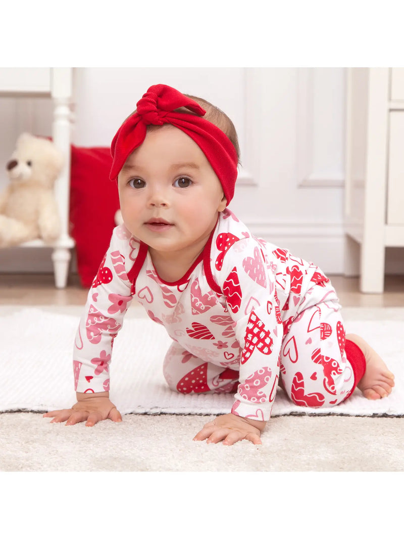 Valentine Heart Romper - KC Outfitter