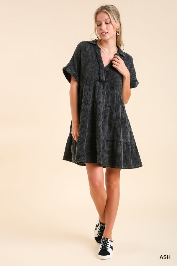 Avery Mineral Washed Dress
