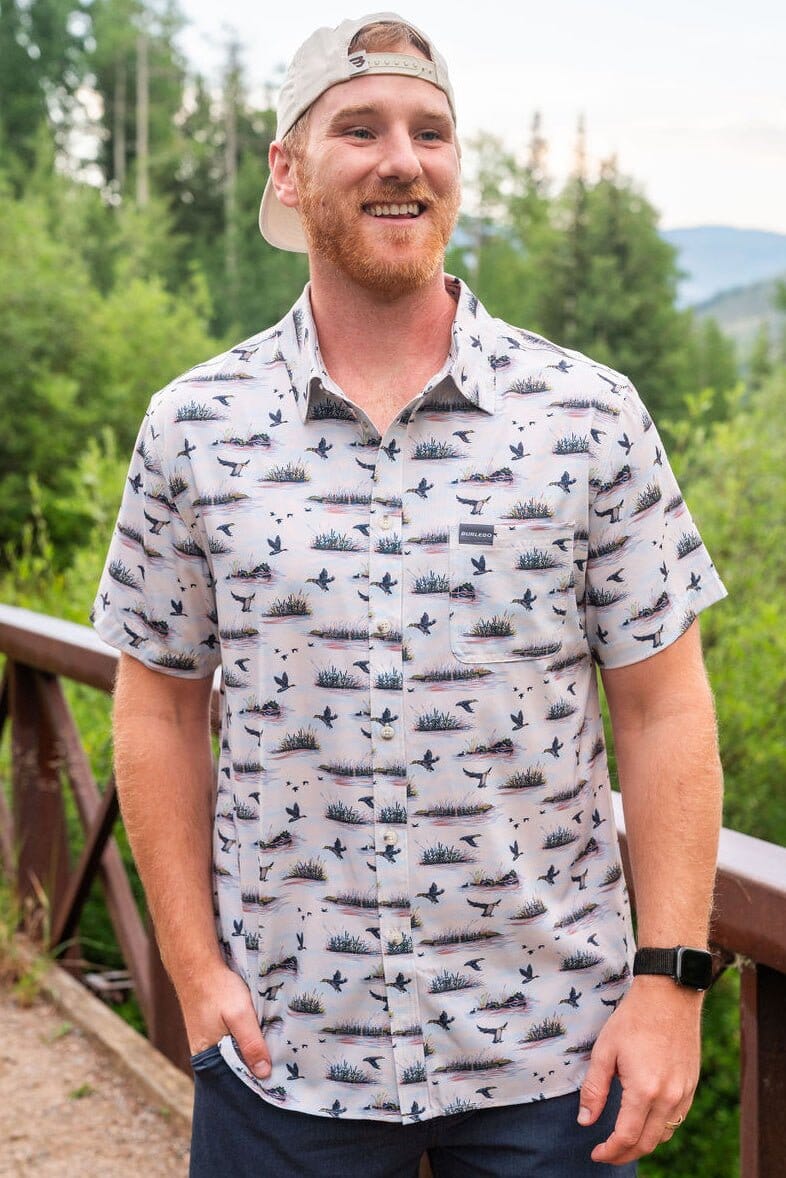 Burlebo - Performance Button Up - Duck Hunt