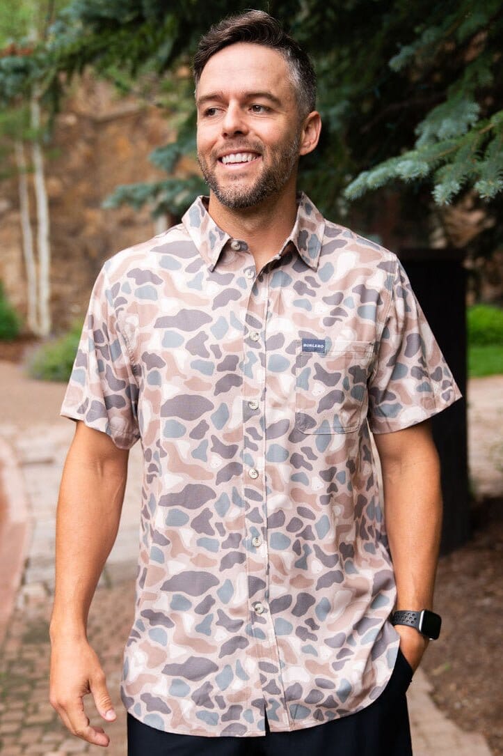 Burlebo - Performance Button Up - Pintail Camo