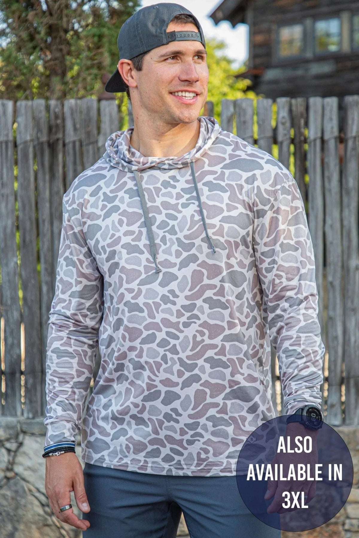 Burlebo - Performance Hoodie - Classic Deer Camo - KC Outfitter