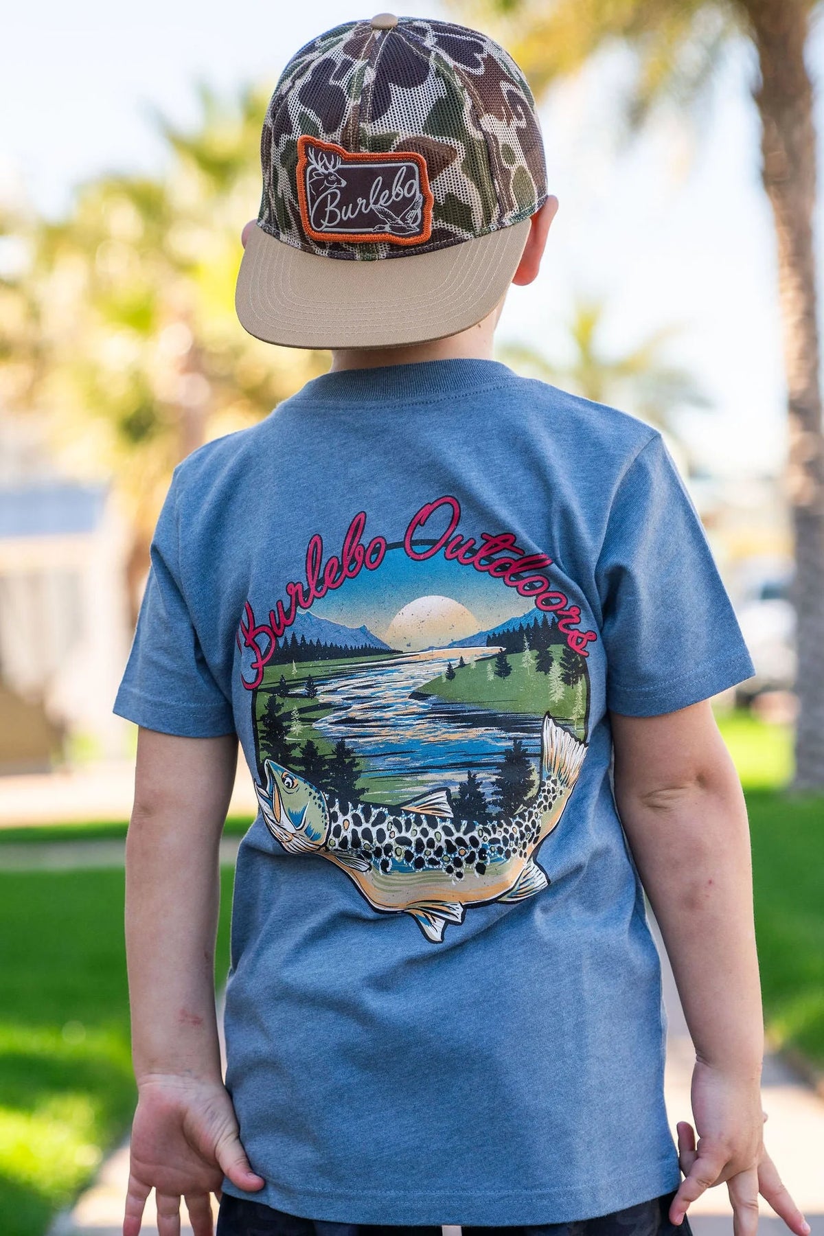 Burlebo - River Fish Tee Youth - KC Outfitter