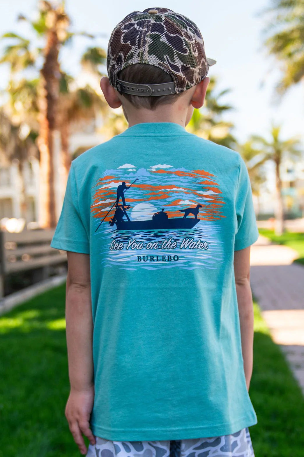 Burlebo - See You On The Water Tee Youth - KC Outfitter