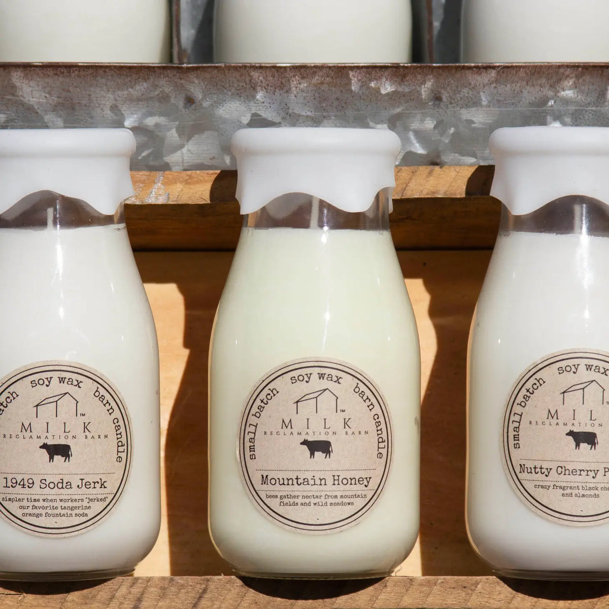 Milk Bottle Candle - KC Outfitter