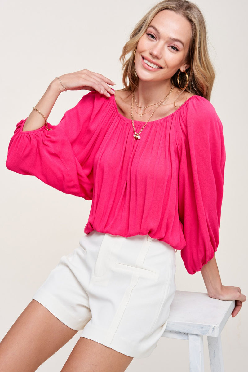Jenna Top - Pink - KC Outfitter