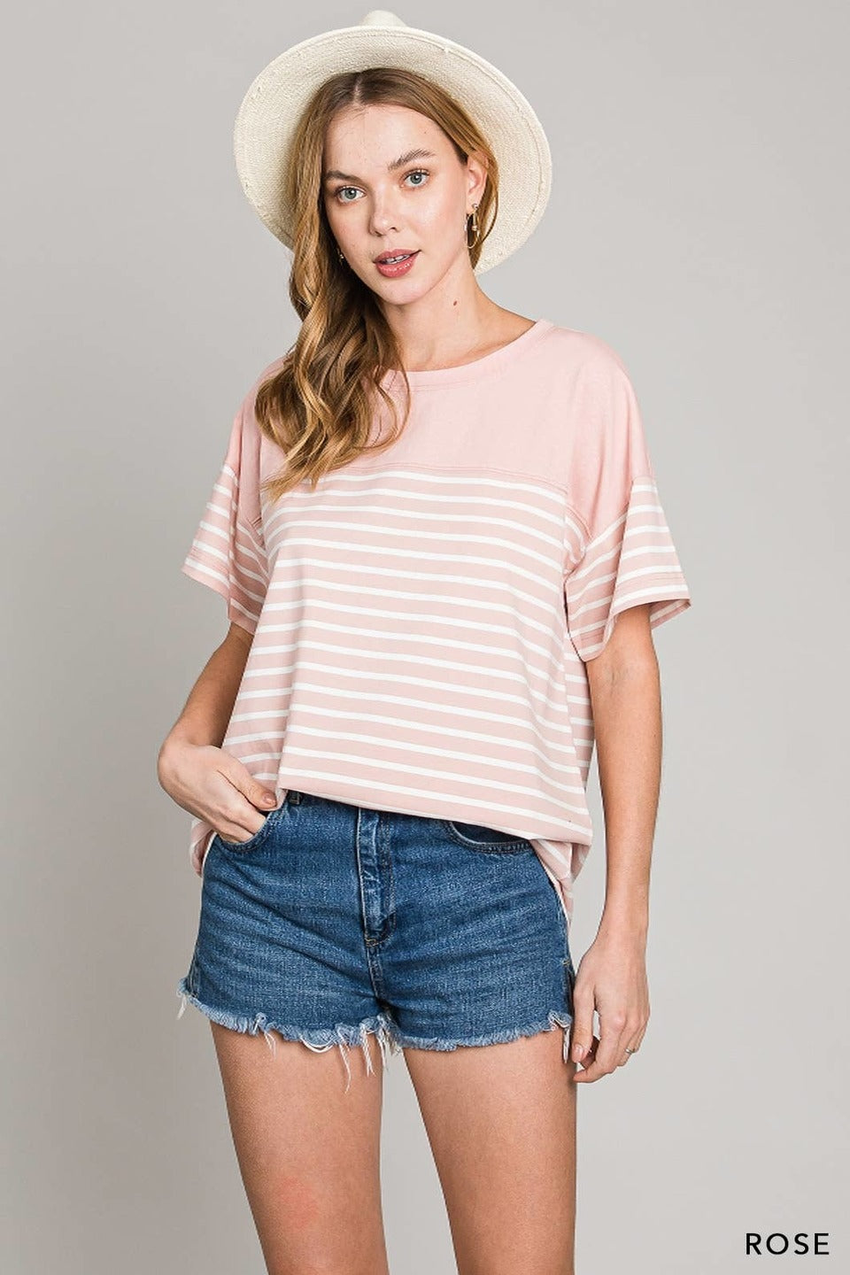 Pink Stripe Top - KC Outfitter