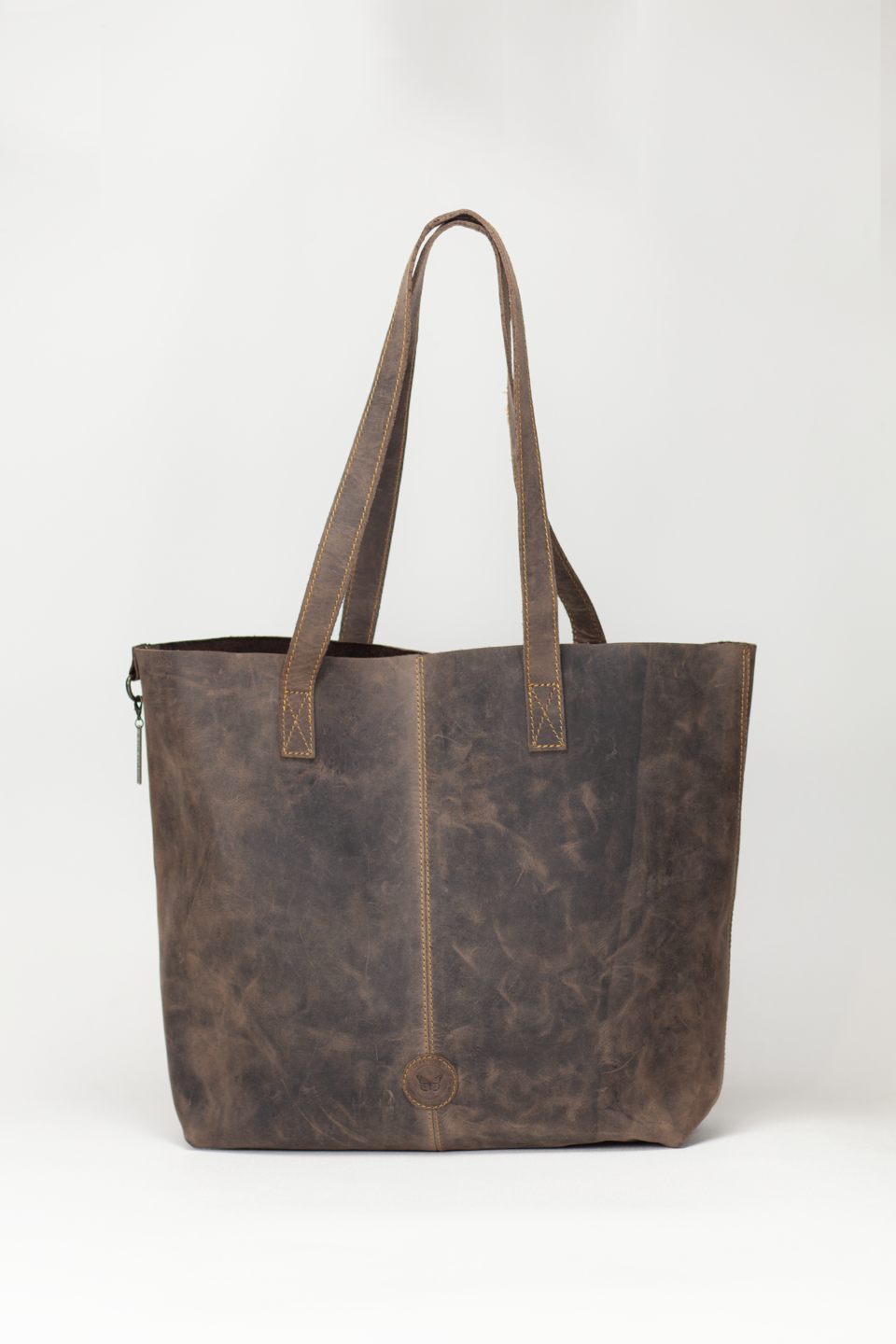 Large Leather Tote - Le Papillon - KC Outfitter
