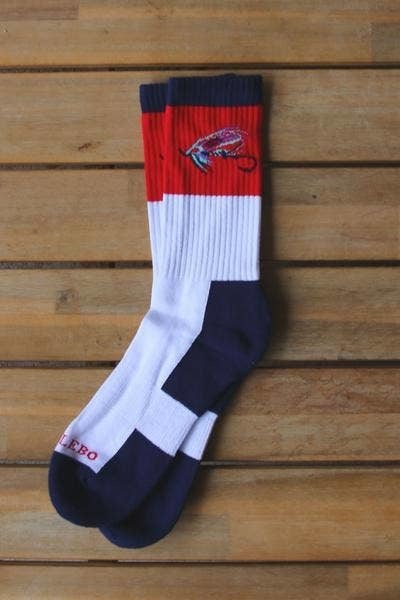 Fly Lure Athletic Sock - Burlebo