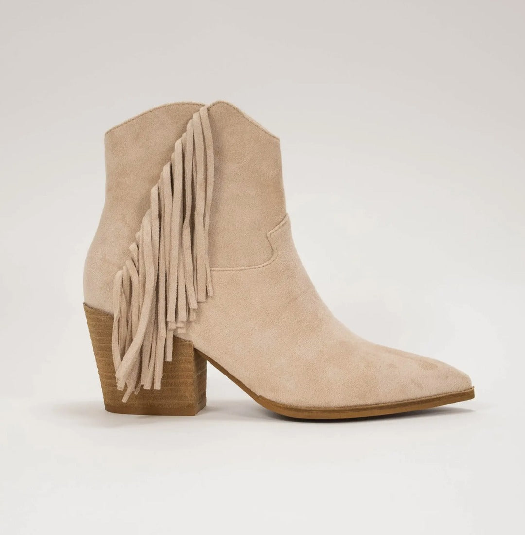 Dixie Fringe Boot - Sand - KC Outfitter