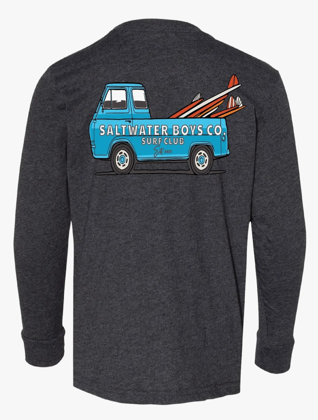 Surf Truck Tee - Gray - KC Outfitter