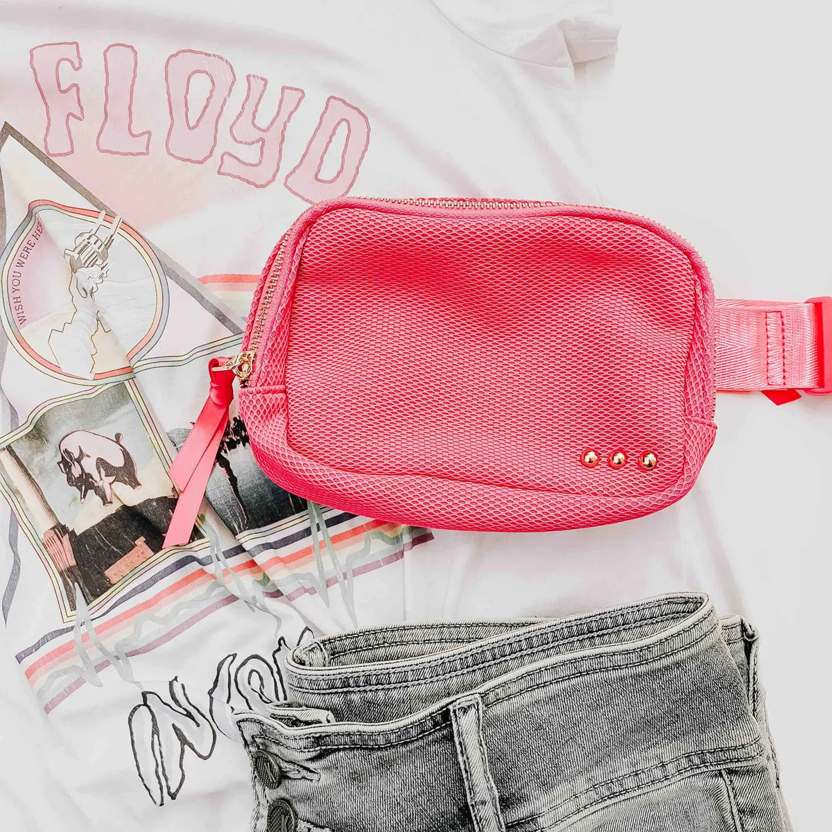 Brooklyn Bum Bag - Pink - KC Outfitter