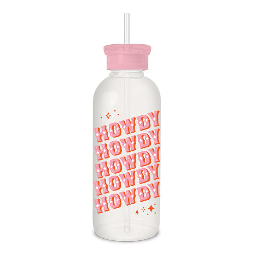 Howdy - Glass Water Bottle - KC Outfitter